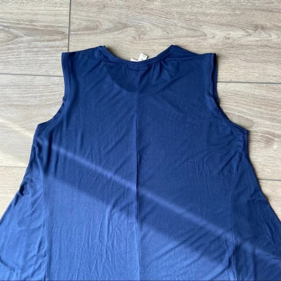 NWOT Style & Co Sleeveless Stretch Tent Draped Dress - Picture 10 of 10